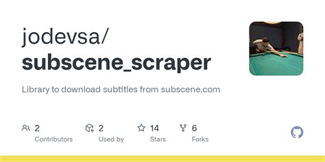 subscene · GitHub Topics · GitHub.